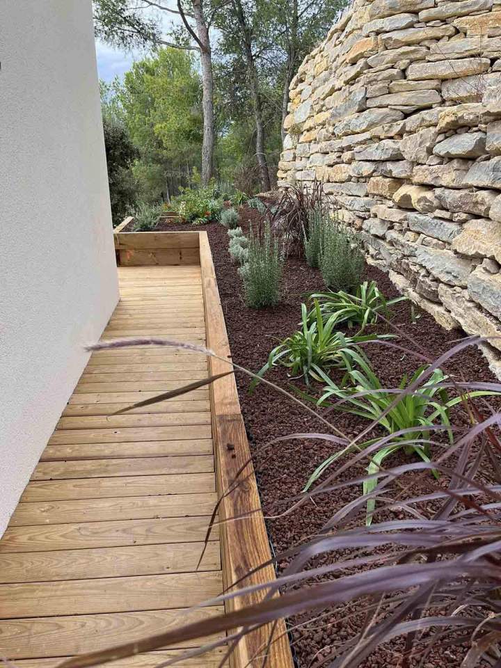 Aménagement de terrasse